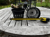 5 inch Black Mesh Pot