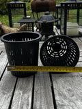 5 inch "Tall" Black Fine Mesh Pot